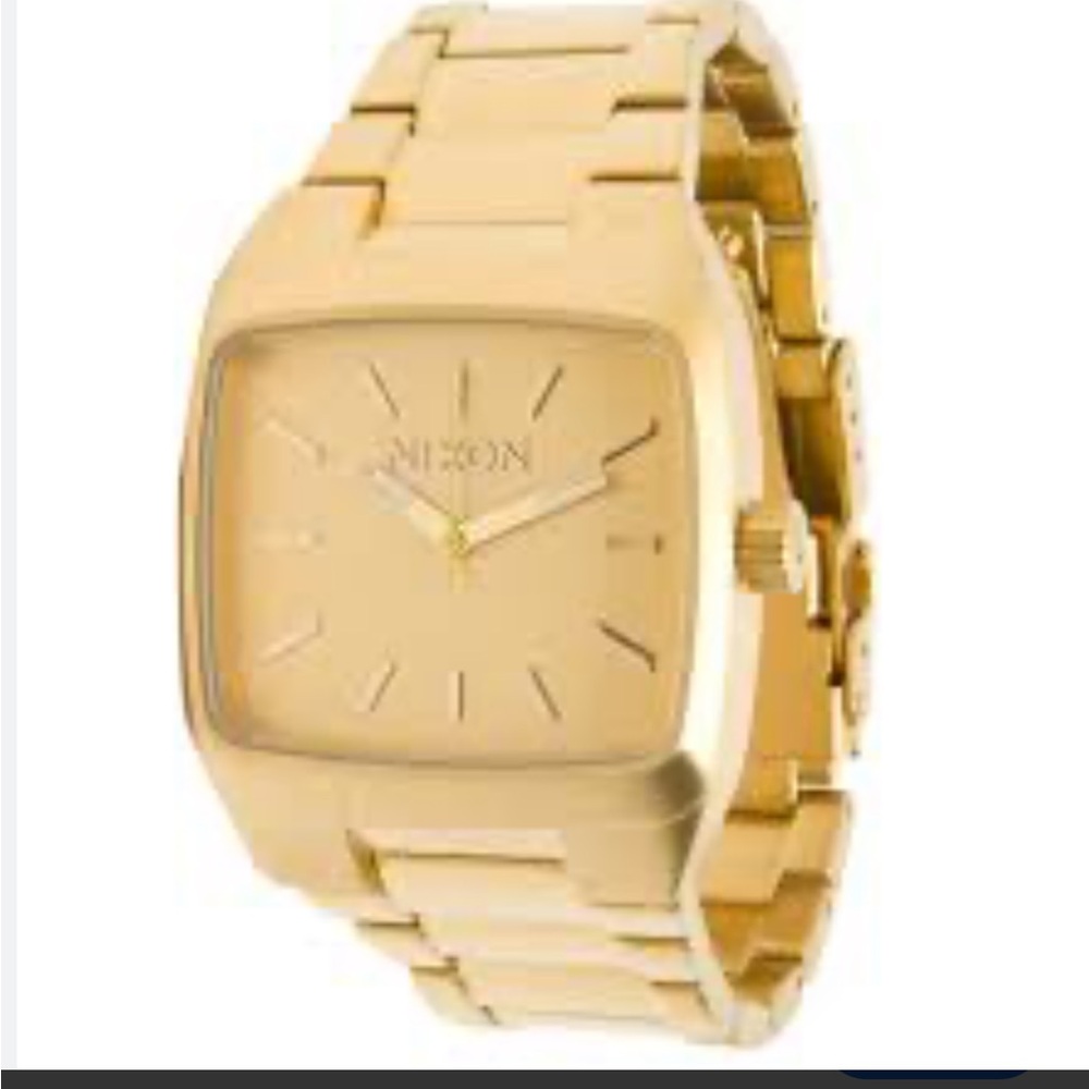 NIXON THE MANUAL SHOW DONT TELL GOLD MENS WATCH JAPAN